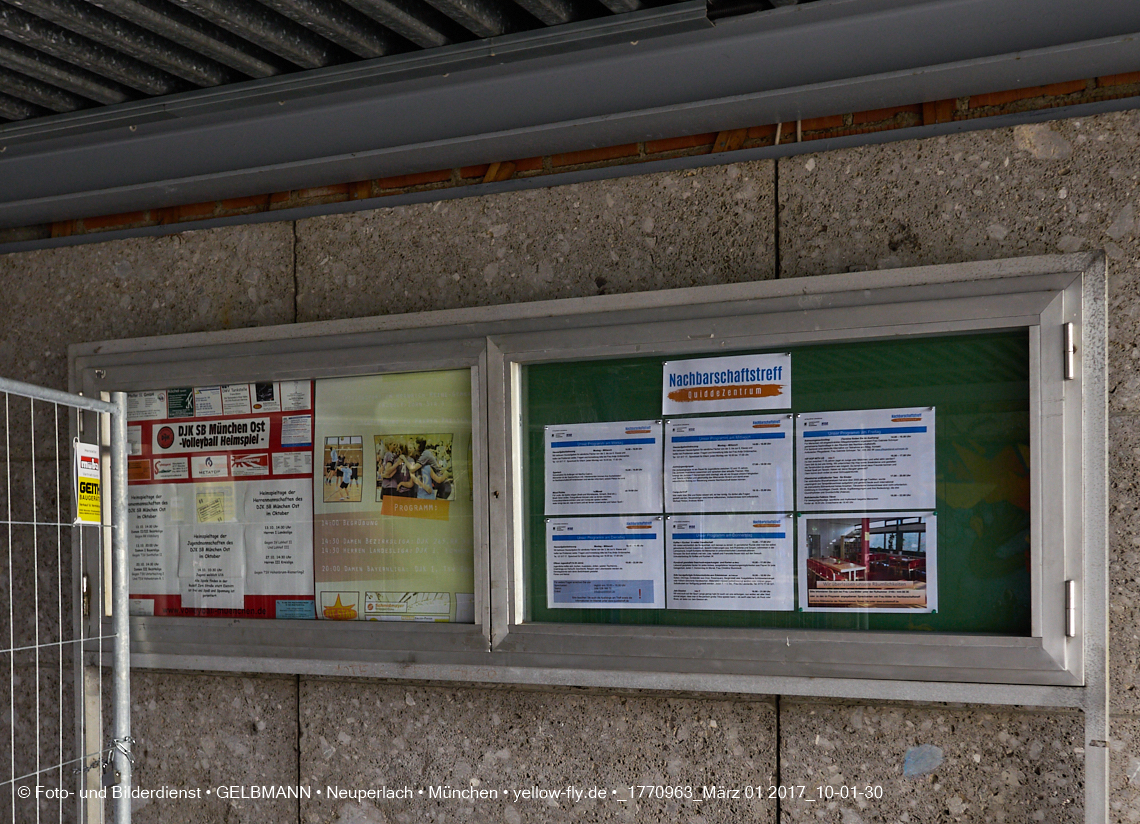 01.03.2017 - die Abrissbaustelle Quiddezentrum in Neuperlach